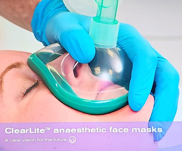 ClearLite™ anaesthetic face masks