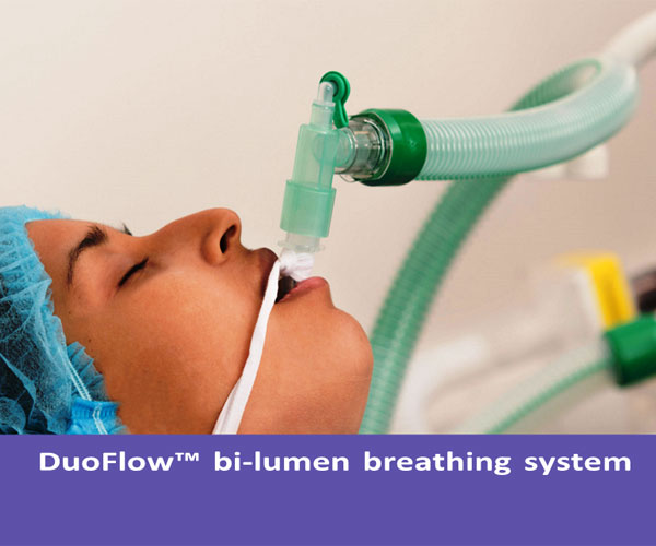 DuoFlow™ bi-lumen breathing system